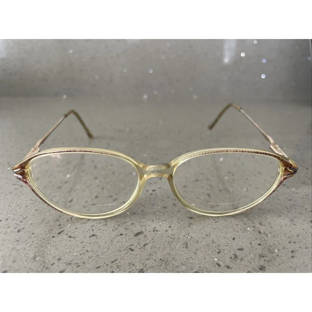 Bella Italia eyeglass frames ONLY 216 SKY 52-17-135 Full rim oval vintage